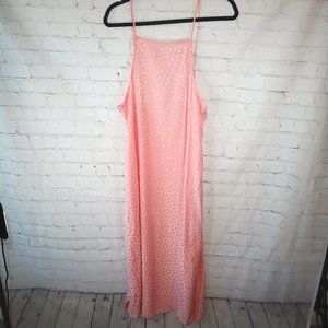 ONIA Melanie Tahiti Pink Floating Triangle Midi Dress Women's Size S-NWT